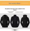 Windproof Outdoor Sports Jacket: Three-in-One, Fleece-Lined, Waterproof, Thickened Work Uniform