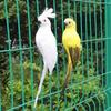 Simulation Parrot Garden Ornaments Creative Feather Lawn Figurine Ornament Animal Bird Outdoor Garden Party Prop Decoration Miniature