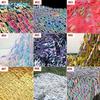 50*130cm Sequins Silver Iridescent Sword Shape 4cm Long Spike Mesh Fabric For Diy Sewing Stage Performance Costume Dress