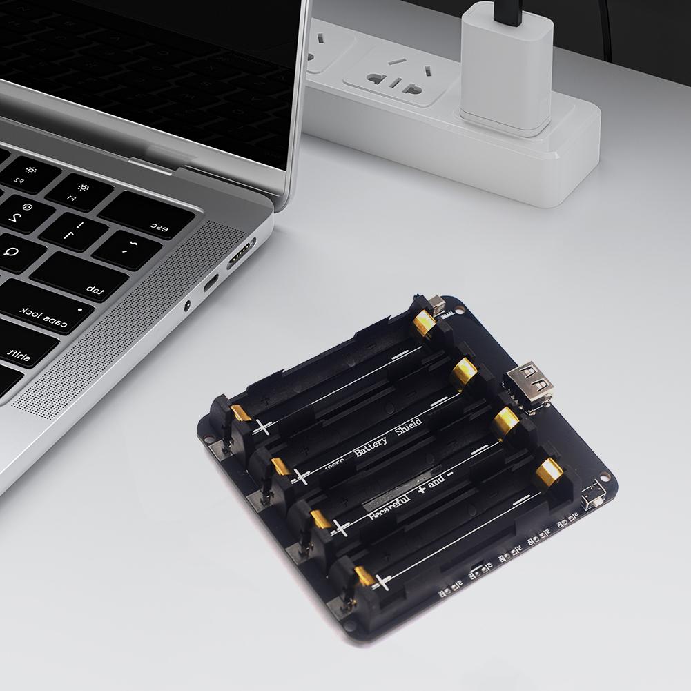 Li-Ionen-Akku V3 Shield Halter 18650 Akkuhalter Micro-USB Mobile Power Erweiterungsplatine 5V/2A 3V/1A für Raspberry Pi