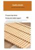 Solid Wood Low-Profile Tatami Floor Bed Frame for Double Mattress