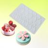 Flexible Silicone Mould With Petal And Water Drop Design Heat Resistant Baking Tool Petal Fondant Mould For Dessert Craft
