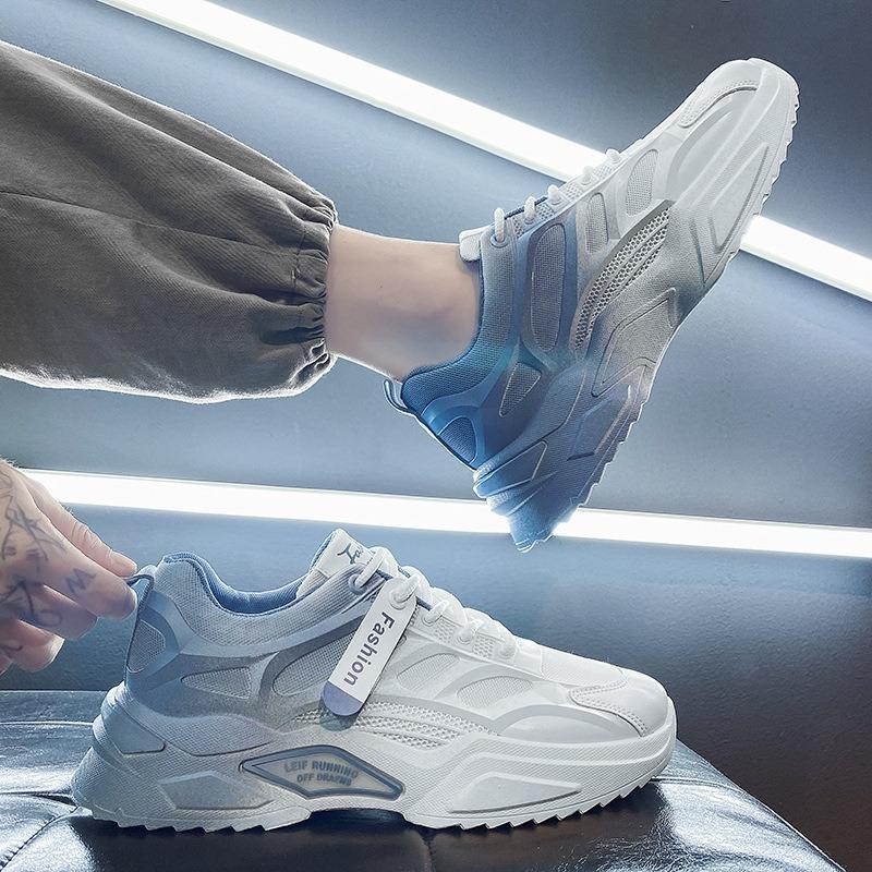 Men's shoes new spring casual men's running sports shoes summer breathable little white student tide shoes