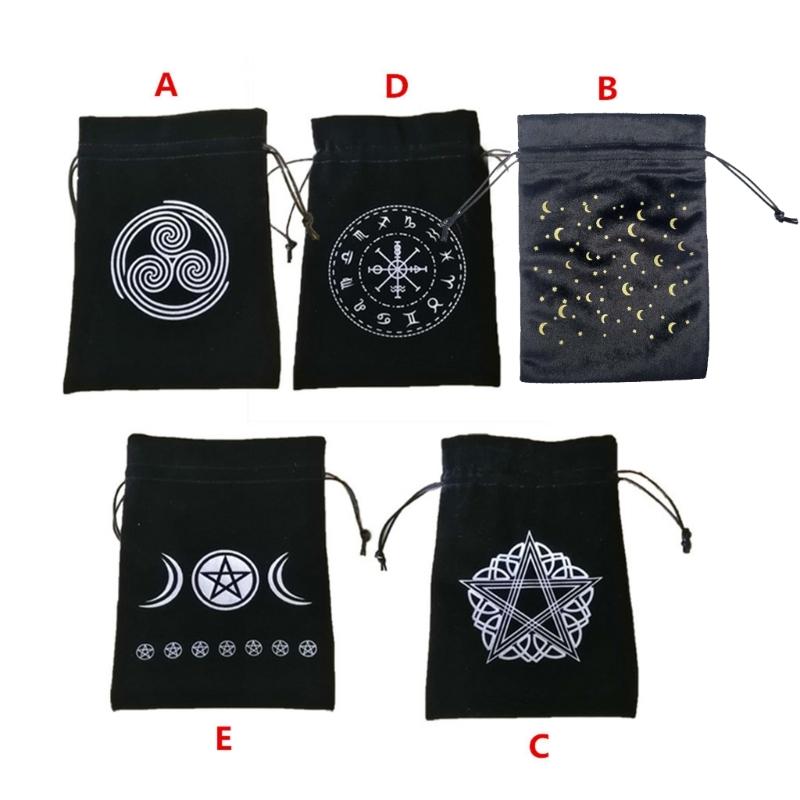 Divination Pendulum Divination Tablecloth Board Game Tarot Velvet Storage Pouch