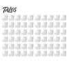 String Light Installation Tools Outdoor Clips, Black Plastic Organize Hooks, Weather Resistant Mounts Snap-on Fasteners for Garden Backyard Decoration