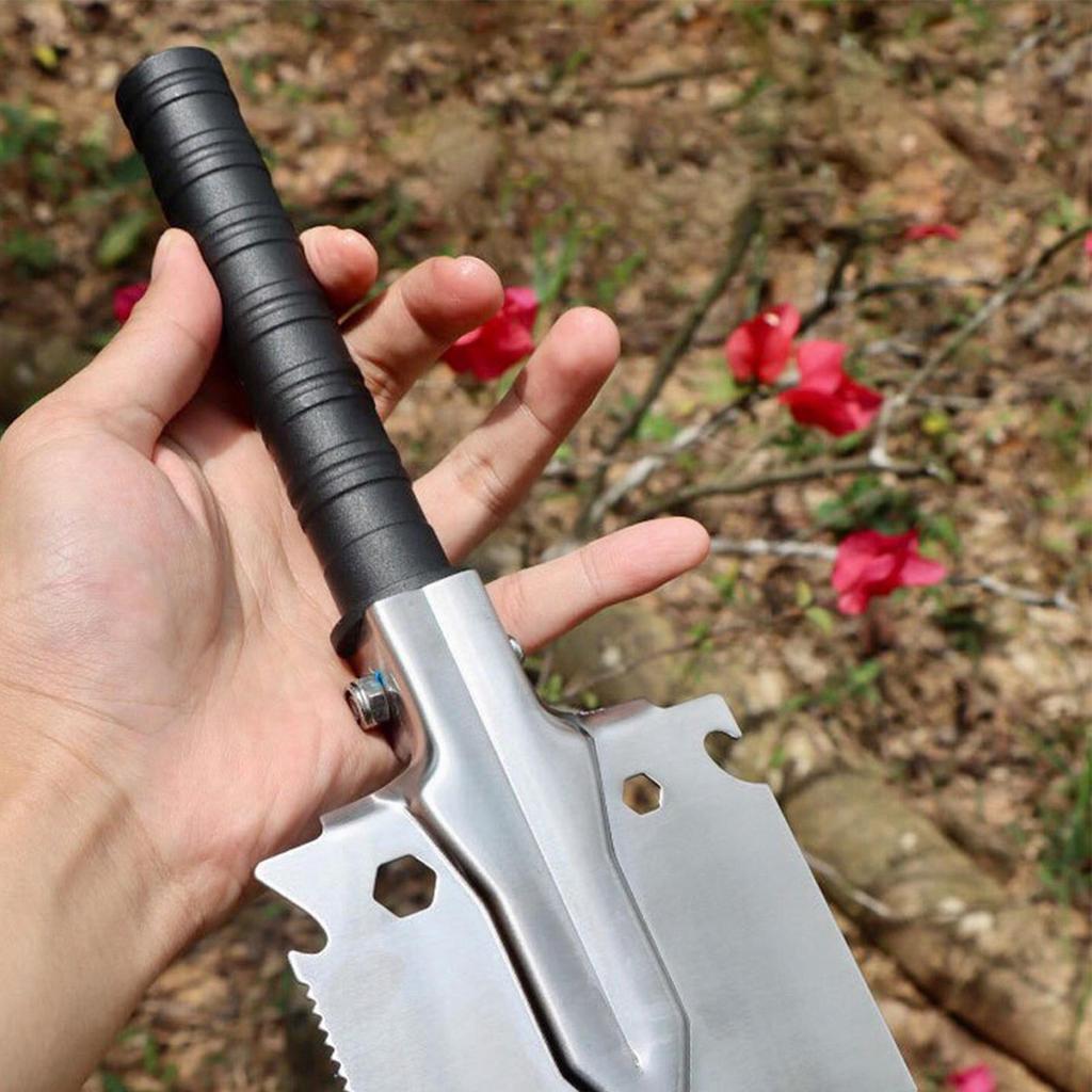Camping Shovel Folding Compact Folding Shovels for Camping Multifunctional Gear High Strength Equipment for Gardening Planting