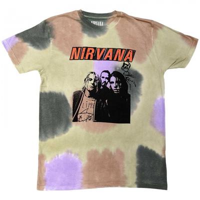 Nirvana Unisex Adult Pinball Tie Dye T-Shirt