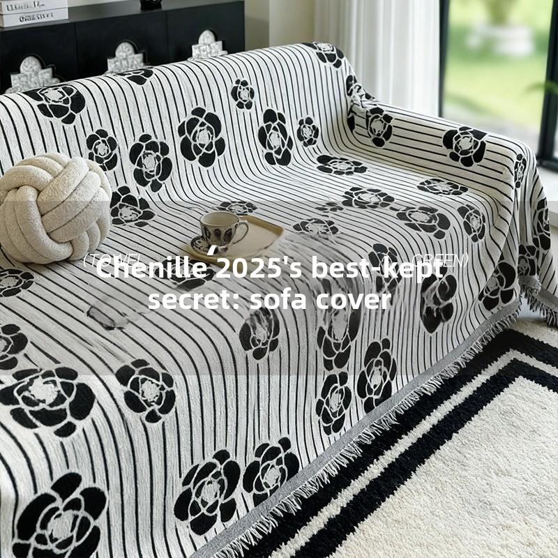 Versatile Chenille Premium Sofa Cover Cloth Isuniversal In All Seasons A Wholefull Cover Dust Cover Blanket Isresistant To Dirt