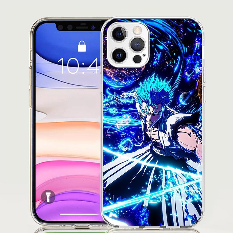 Grimmjow 6 Bleach Phone Case For iPhone 17 Air 16 15 Plus 11 14 Pro Max 13 Mini 12 7 8 + SE Pattern Art Customized Cover 17 Air