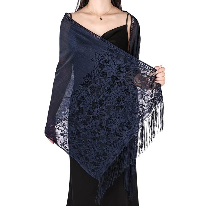 

Bass Tie Shale Fashion Hair Head Women Cachecol Elegant Respiable Outdoor Lady Lady Wedding Accessories Photo 63x190cm