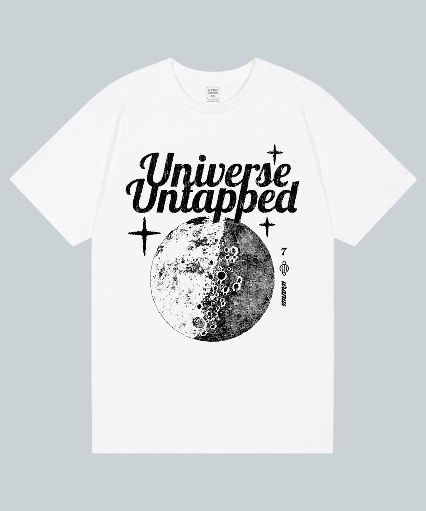 UNTAPPED STUDIO Uranos 7 Pure Cotton Big Oversized Short Sleeve T-Shirt 2 Colors