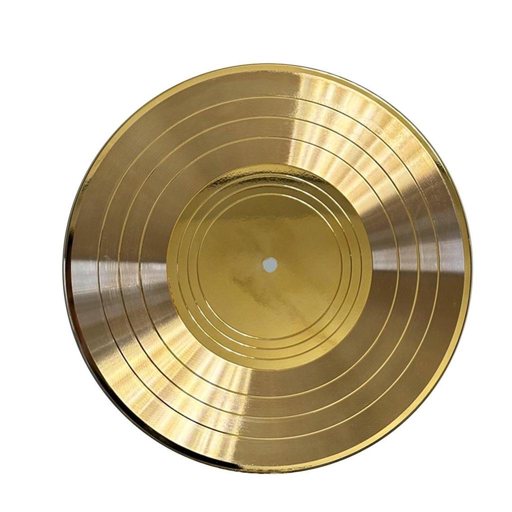 High-End Electroplated Vinyl Record Ornament Birthday Gift Handicraft