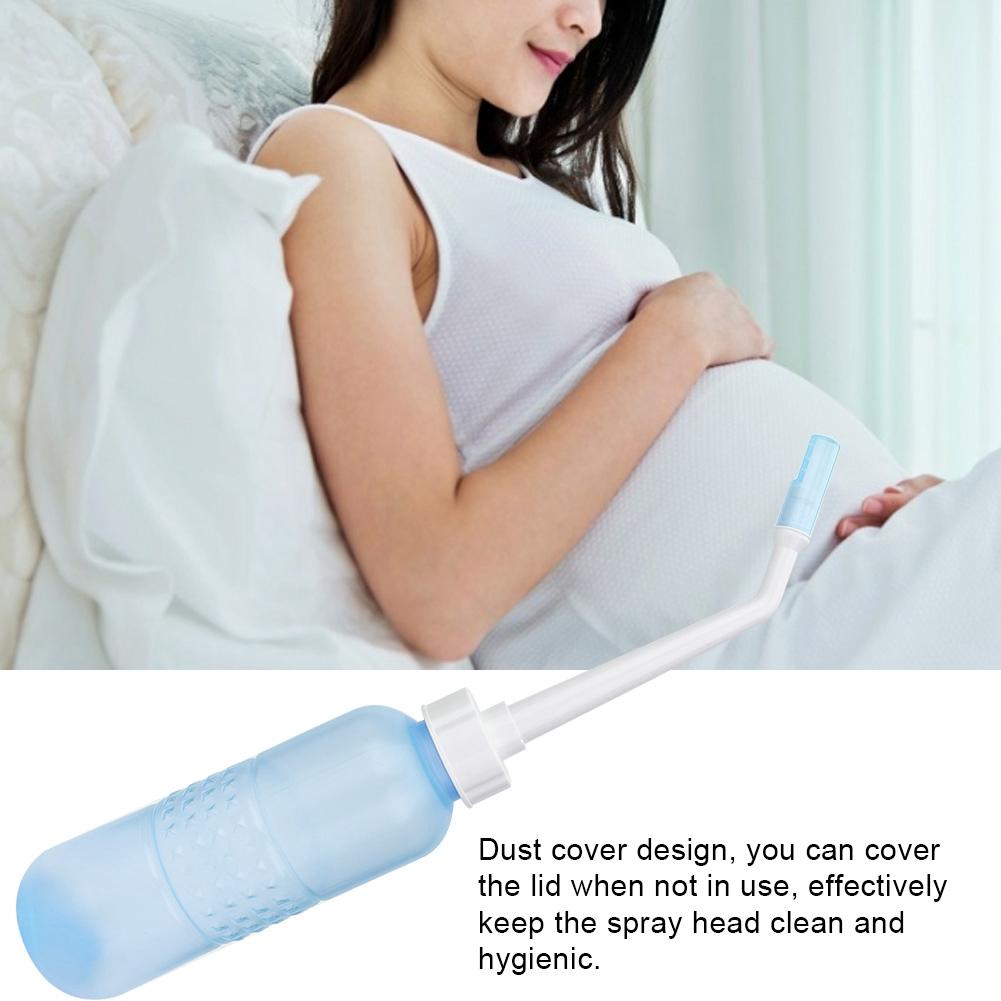 Tragbarer Hand-Bidet-Sprayer Intimbereich Analreiniger Reinigung für Frauen Alte Menschen (Rosa)