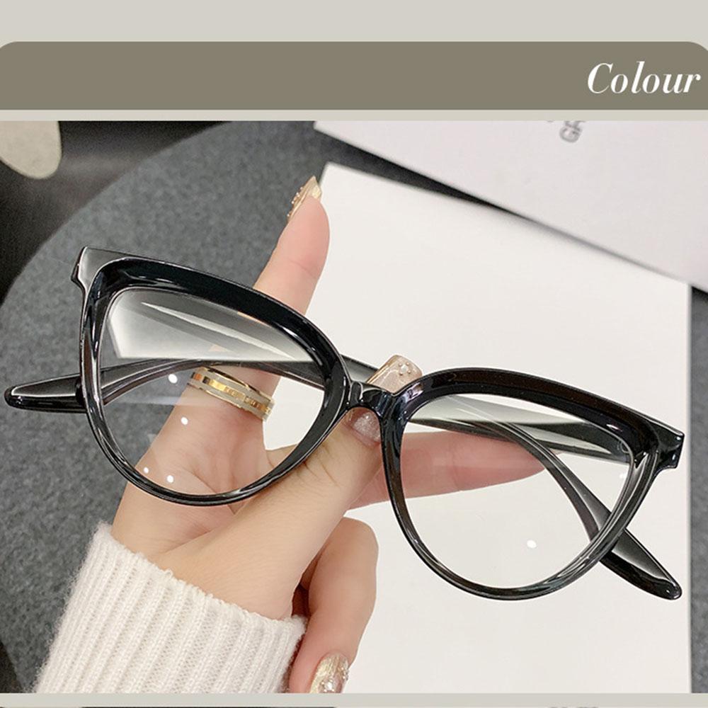 PC Optische Brillen Modische Modische Brillen Katzenaugenbrillen Vielseitige Blaulichtfilterbrillen für Party-Zusammenkünfte