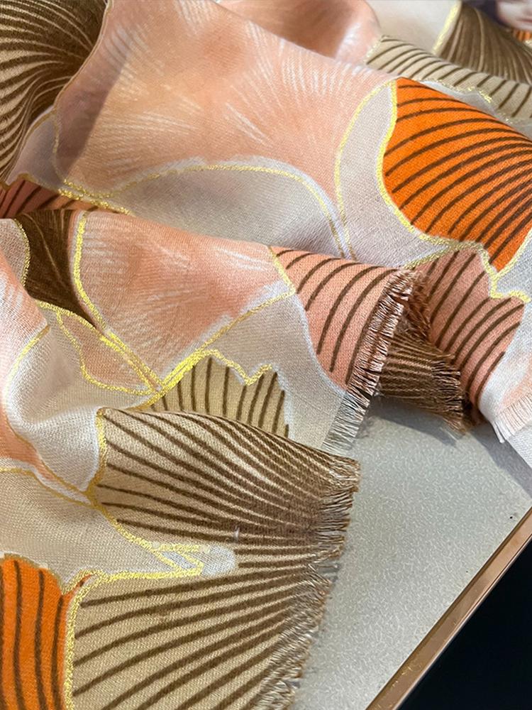 New Cotton Linen Elegant Vintage Women Silk Scarf Beach Travel Wrap Shawl Print Mujer Lady Sunscreen Bandana Hijab Scarve Pareo