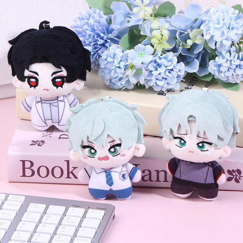 1/5/6Pcs Anime Peripheral Alien Stage Plush Starfish Body Desk Toys Keychain Plush Couple Keyrings Bag Pendants Fans Gift