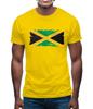 Jamaica Grunge Style Flag Mens T-Shirt Jamaican Born Love Present Gift