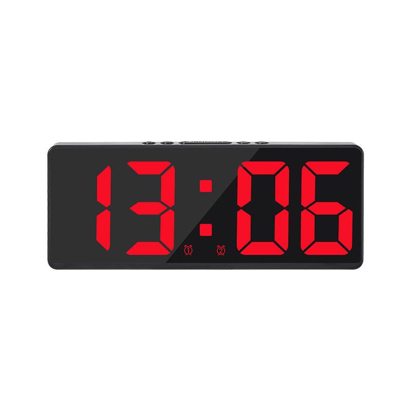 Modern Minimalist Digital Led Alarm Clock For Bedroom Decor With Temperature And Calendar Functions