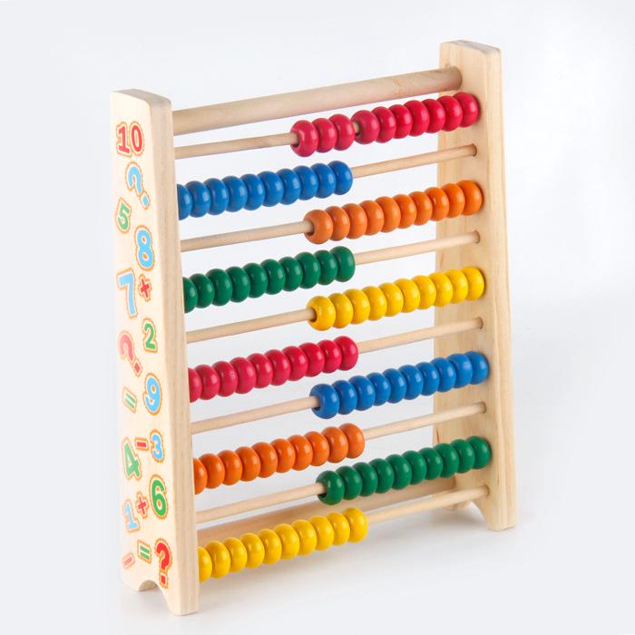 

Wooden Abacus Toy Montessori Educational Counting Toy Kids Preschool Math Learning Toys Number Arithmetic Abacus Toddler Gifts