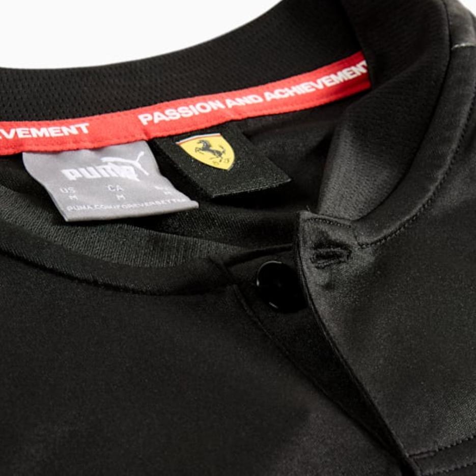 Puma Scuderia Ferrari Team Monza Forever Better Drycell Comfortable Soft Skin-Friendly Short Sleeve T-Shirt Men Tops Black 763880-01