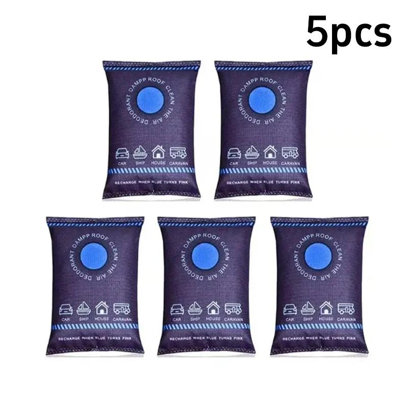 Reusable Dehumidifier Bag With Color Indicator Professional Car Interior Car Dehumidifier Bag Home Closet Humidity Absorber Bag