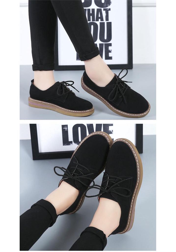 Spring 2020 Casual Ladies' Leather Shoes: British Style for Mothers
