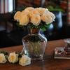 Bouquet wedding flowers Garden Crafts Silk Roses artificial roses Artificial Flowers Fake Flowers