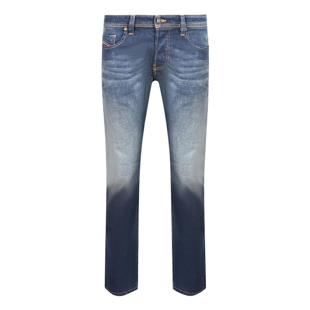 Diesel Mens Larkee-X Stone Wash Straight Jeans