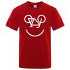 Bicycle Reverse Letter Funny Printing Men Women T Shirts Fashion Comfortable Top Regular Sleeve Short Sleeve Large Size Tshirts