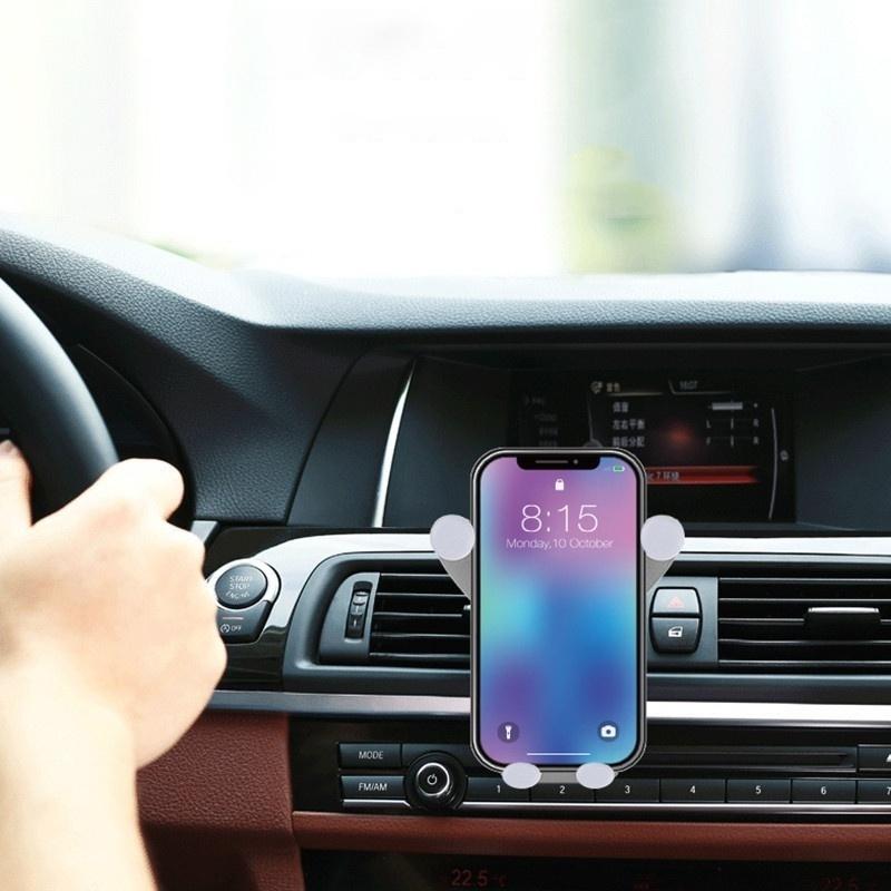 Cartoon Car Mobile Phone Bracket 360 Degree Rotation For Automotive Outlets Mobile Navigation Bracket Duckbill Silicone Clip