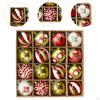 16 Pieces Christmas Ball Ornaments Hanging Crafts Charm Pendants Xmas Decorations for