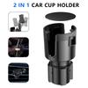 Phone And Cup Holder For Car 2 In 1 Long Arm Cupholder Phone Mount Drink Bottles Stand 360-Degree Rotation Auto Accessories For