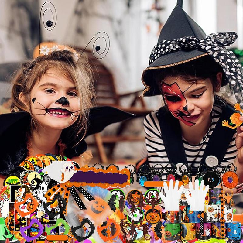 Halloween Party Favors Silicone Halloween Tiny Toys Goody Bag Fillers 223 Pieces Halloween Treat Prizes Halloween Party Bags For