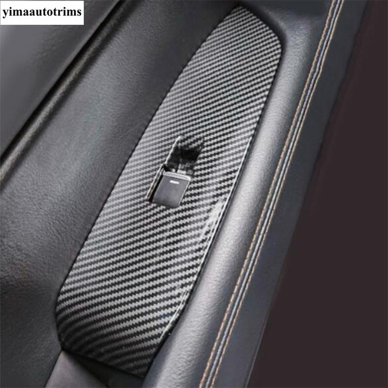 For Mazda CX-5 CX5 2017 - 2024 Car Inner Door Armrest Window Glass Lift Switch Button Panel Cover Trim ABS Interior Accessories