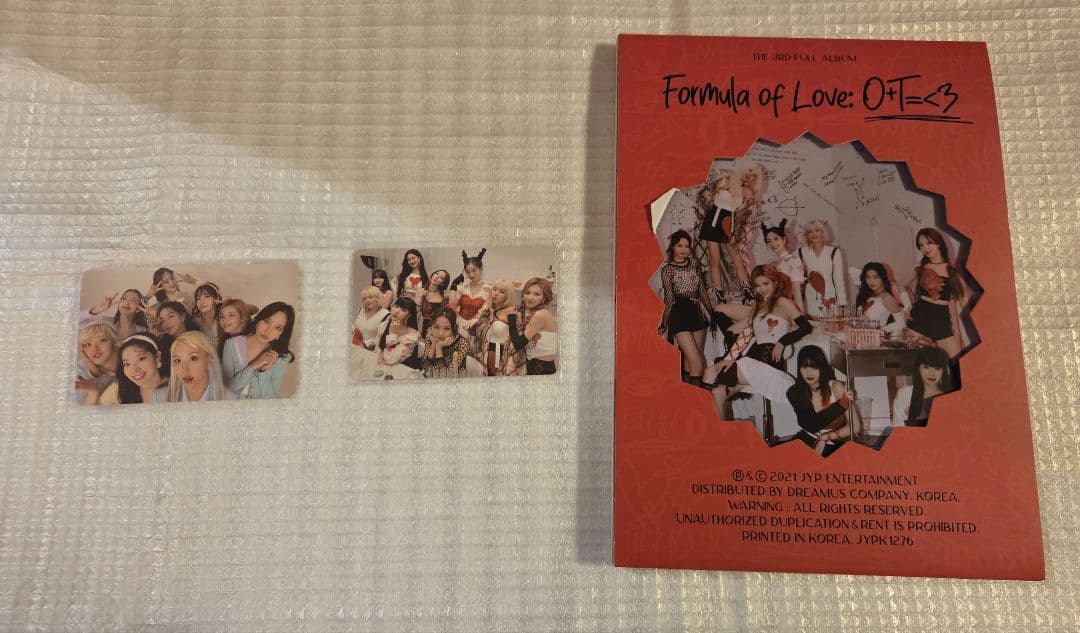 

[USED] TWICE Formula of Love: O+T= 3 CD
