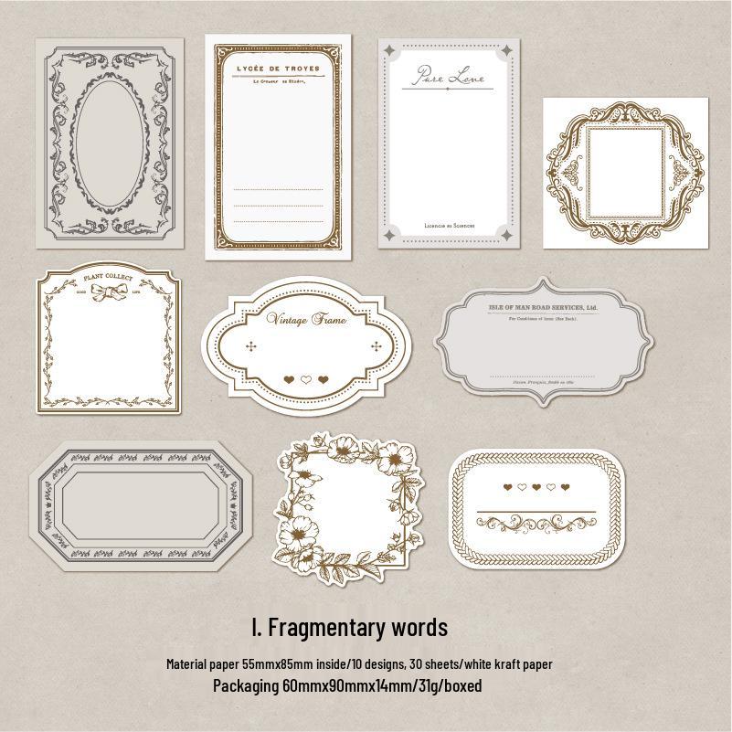 Twilight Relief Memo Pad: Mountain and Field Collection - 30 Artistic DIY Sheets, 8 Retro Designs