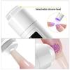 Portable 360° Rotating Nail Art Lamp with Silicone Stamp & Wearable Nail Light Strip
