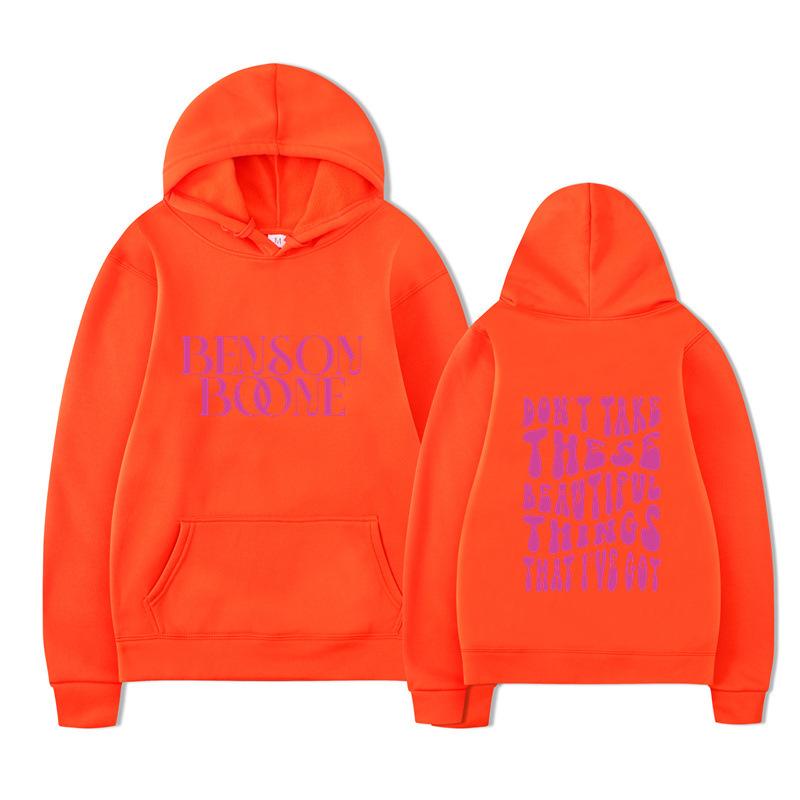 Autumn Benson Boone Men's Hoodies Boys Harajuku Girls Pullover Fancy Music Gift Casual Loose Comfortable Sweatshirt
