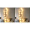 96 LED Willow Vine Lights 6FT Enchanted Wall Decoration Vine Lights 8 Modes for Home Indoor Wall Decoration (Warm White)