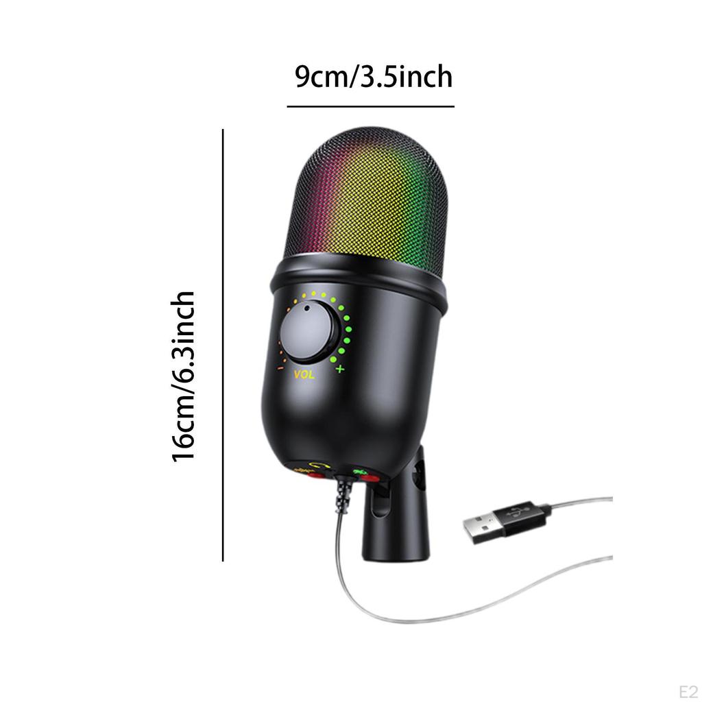 USB Microphone Studio Mic Desktop Gaming for PC