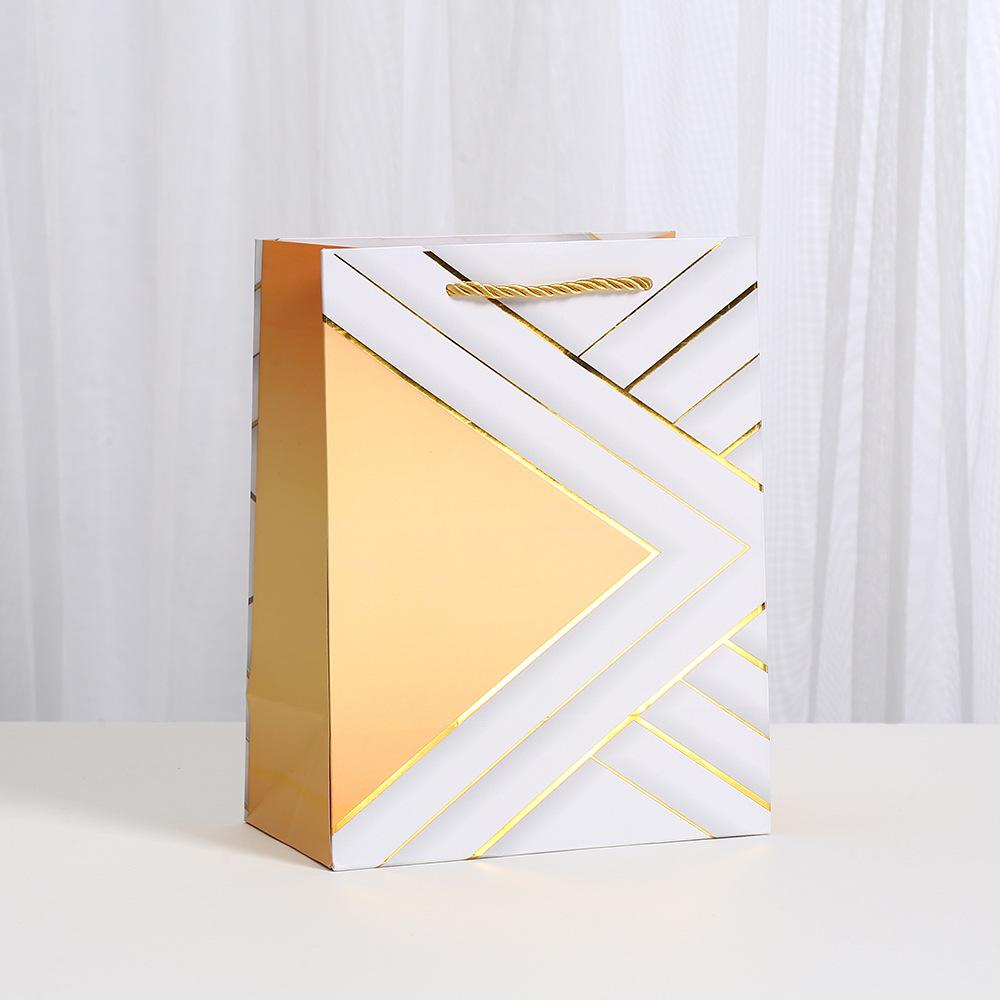 6/12pcs Modern Geometric Gift Bags pack goodies candy for birthday wedding party supplies Reusable Paper