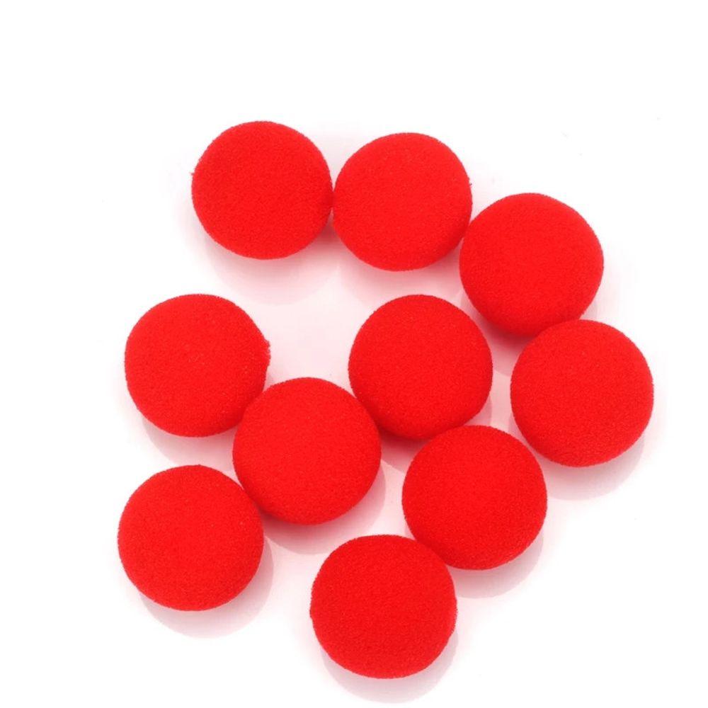 Close-Up Magic Circular Large Sponges Red Finger Sponge Ball Magic Sponge Ball Magic Tricks