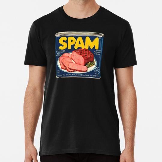 

Футболка с узором Спам Blue S to 5XL Сделано в США Унисекс футболка S