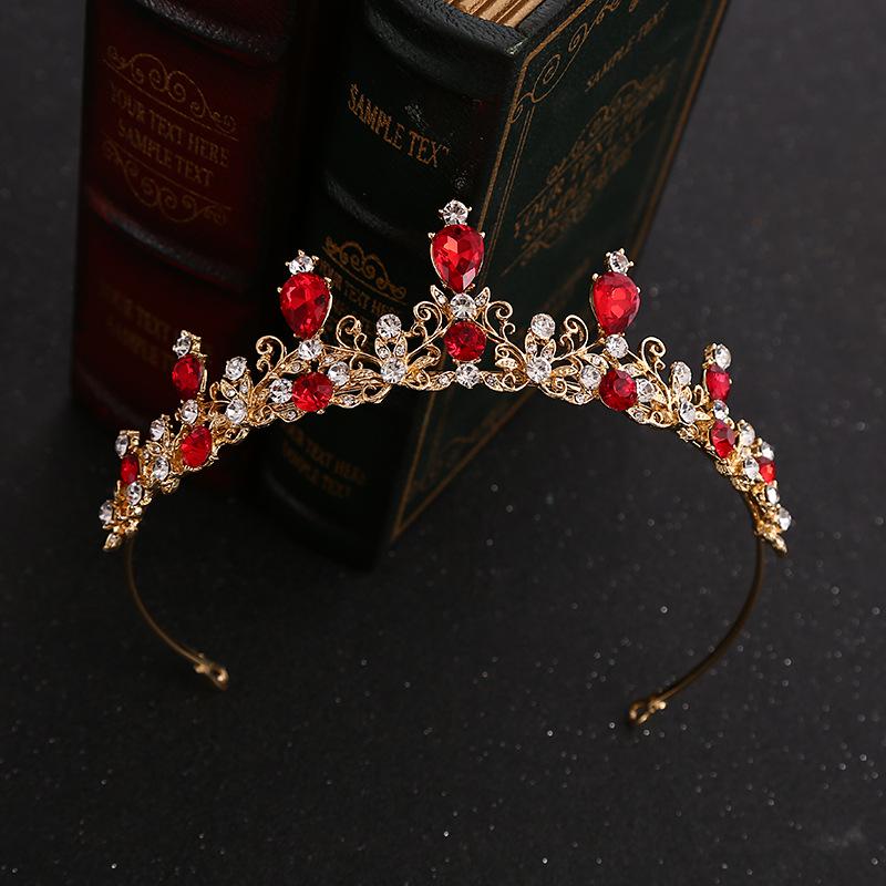 Crystal Queen Bridal Crown - Alloy Headdress for Weddings, Birthdays, and Parties (Children's and Korean Style)