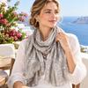 Breathable Chiffon Hijab Scarf Long Length Bronzing Shawl New Leopard Print Scarf  For Women
