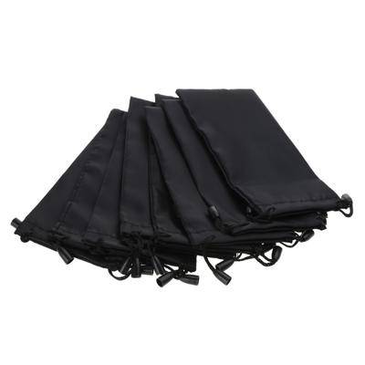 10 Pezzi Sacchetto Antipolvere Morbido per Occhiali da Sole in Panno Microfibra Custodia per Conservazione Antipolvere Borsa da Trasporto per Occhiali Custodia Portatile per Occhiali