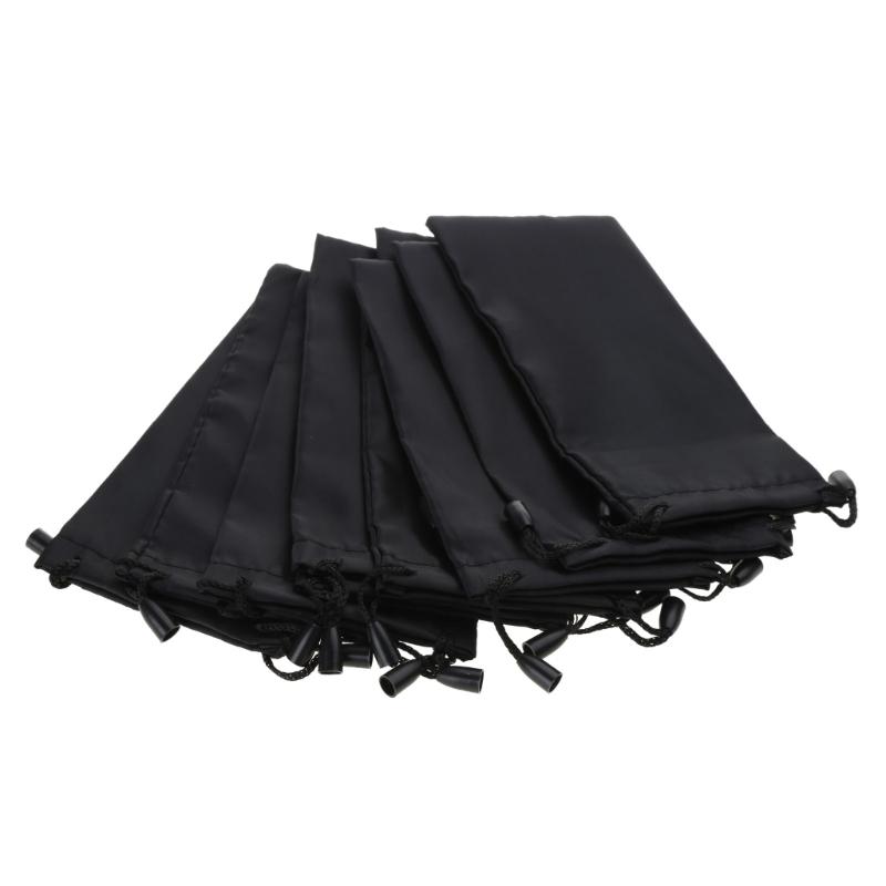10Pieces Soft Cloth Dustproof Sunglasses Bag Microfiber Dust Storage Pouch Glasses Carry Bag Portable Eyewears Pouch