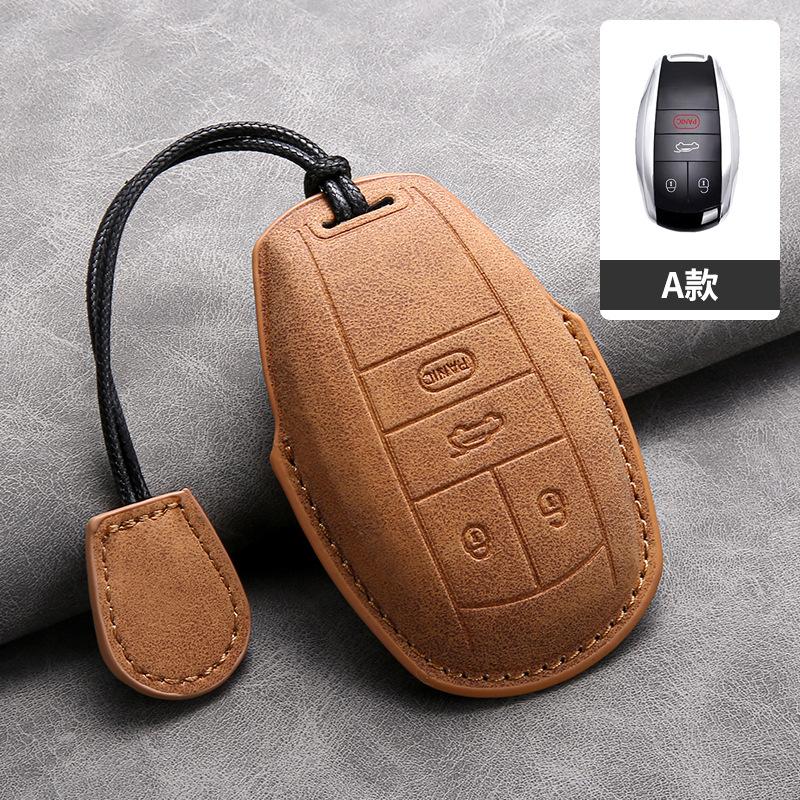 Smart Key Protective Cover for Bentley Flying Spur Continental GT Bentayga Mulsanne PU Car Remote Keychain Accessories gzhw7