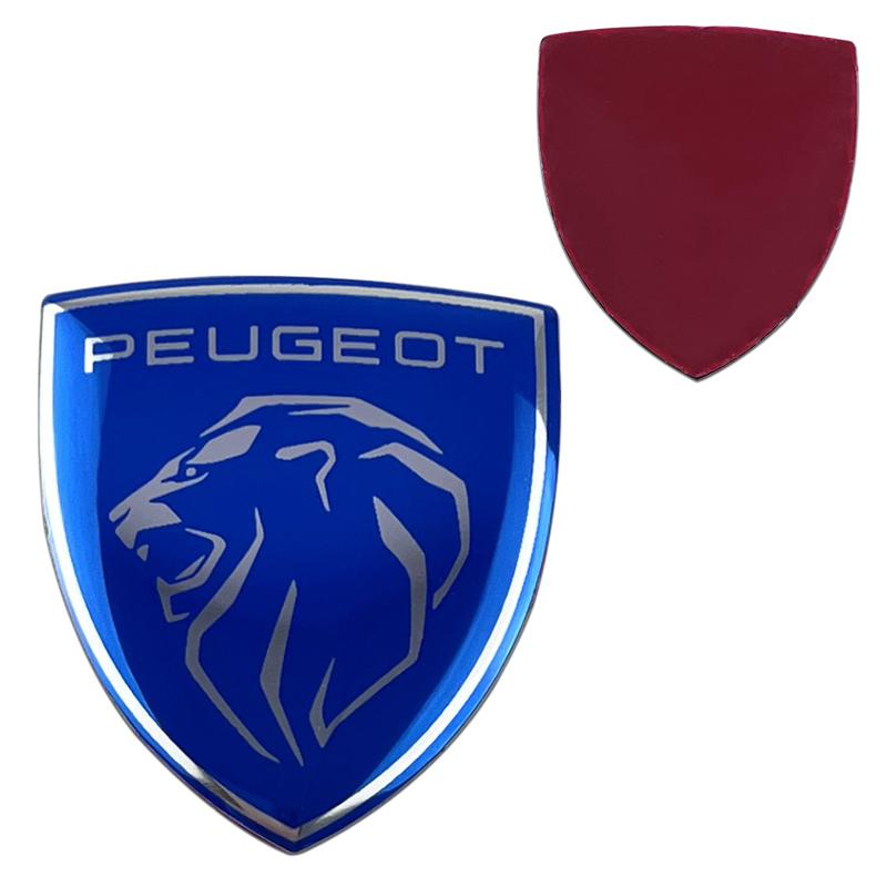 3.2x3.6cm Aluminum Alloy Car Steering Wheel Center W Sticker for Peugeot 308 307 408 208 508 3008 2008 5008 Emblem Accessories