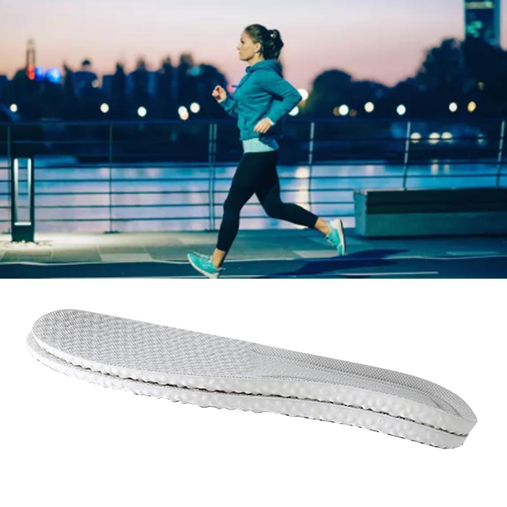 1 Paar Schuheinlagen Stoßdämpfende Schweißableitende Einlagen Hochelastische Atmungsaktive Einlage für Männer